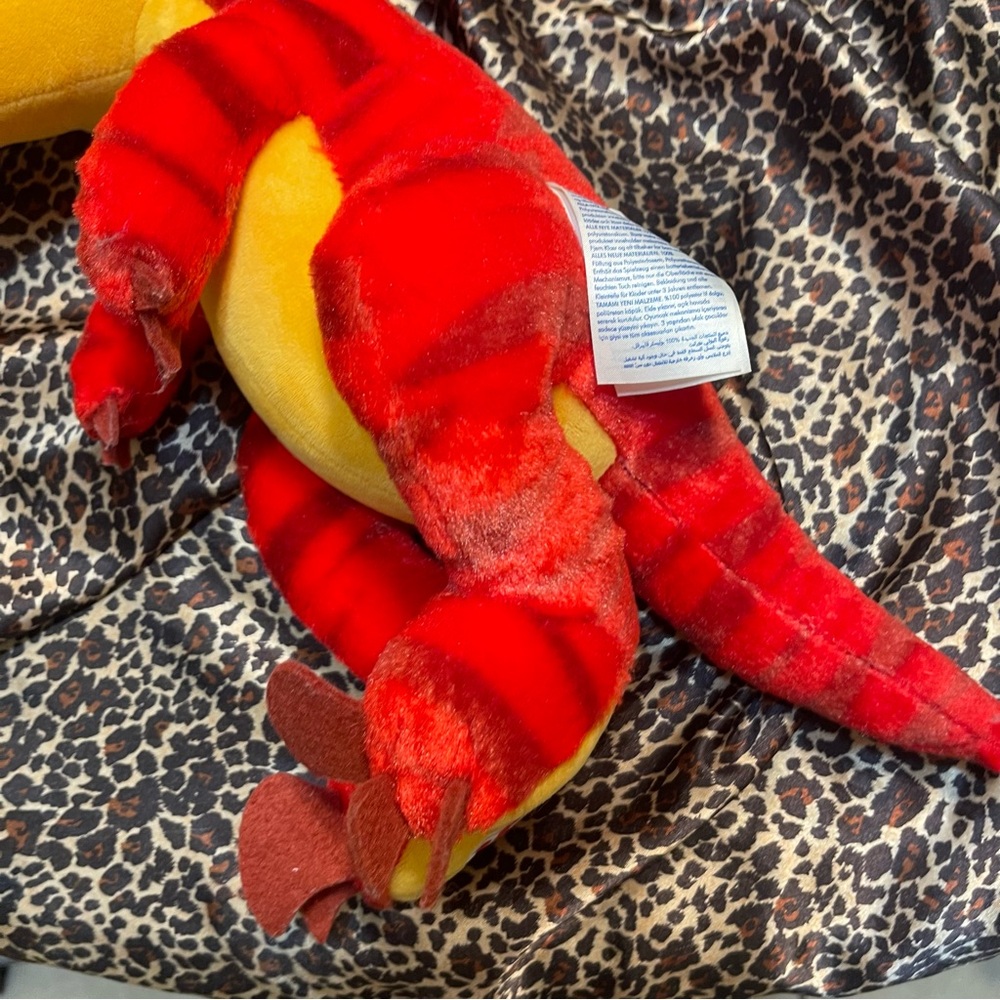Build-A-Bear Red Raptor Stuffed Animal - Picture 12 of 16